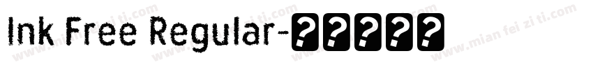 Ink Free Regular字体转换